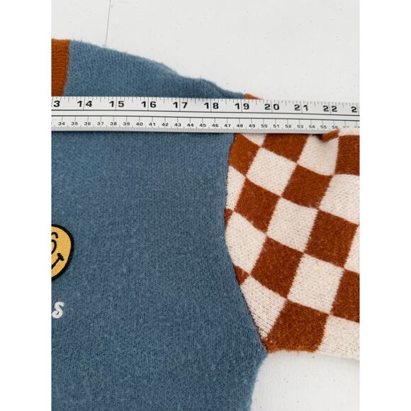 Vans Off The Wall Dusk Downer Checkered Cardigan Sweater Button Woman’s Size XS - Picture 9 of 11